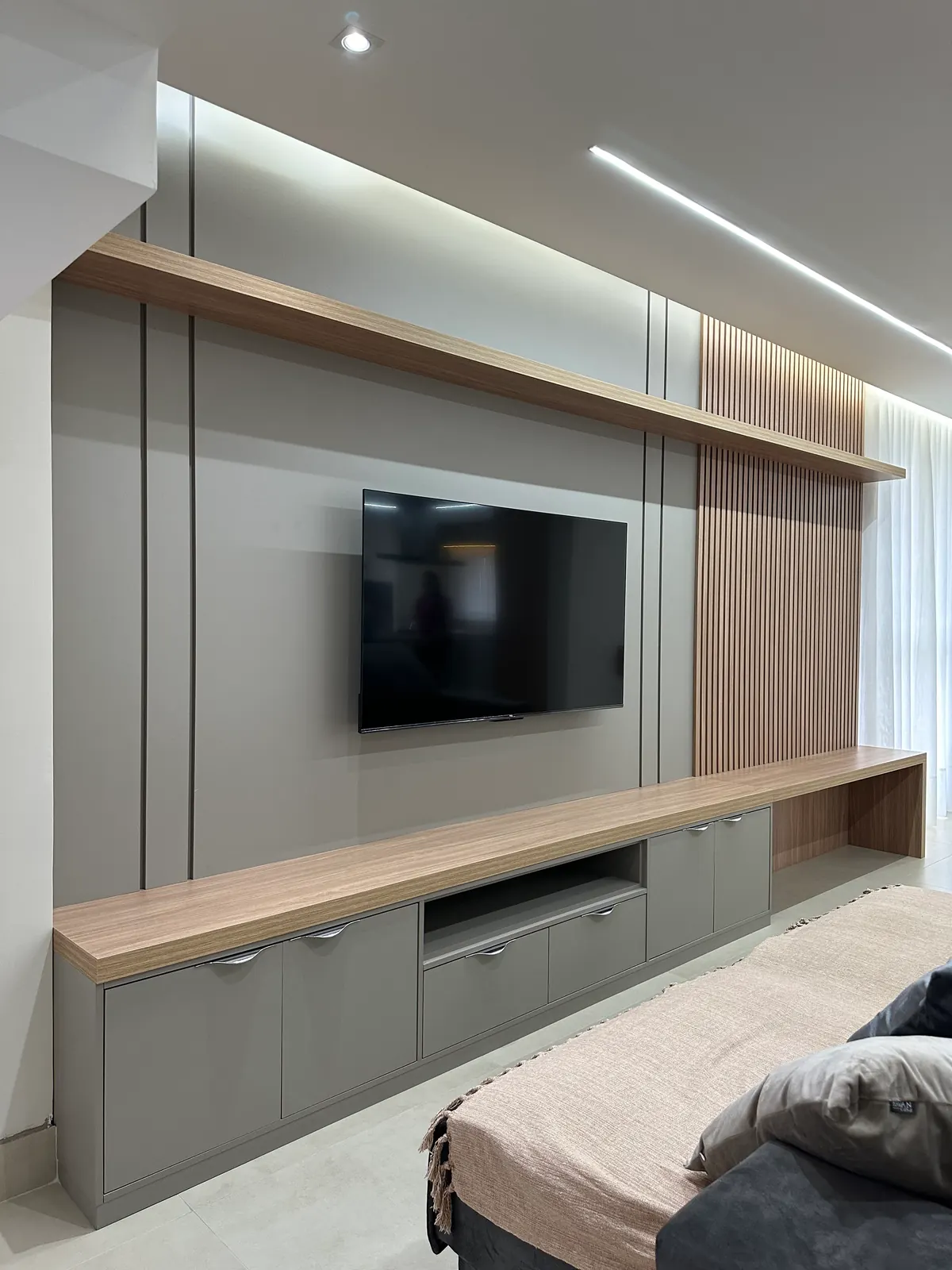 Sala planejada contemporanea